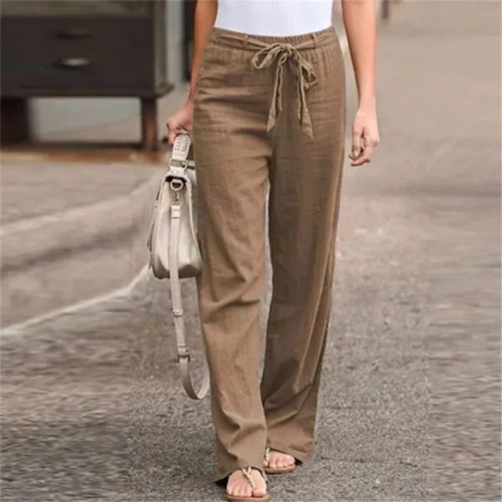 Pantalon en lin femme – Léger et décontracté pour l’été