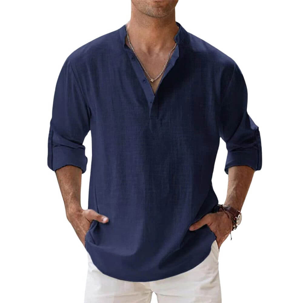 Chemise d'été élégante homme – coupe décontractée et look estival