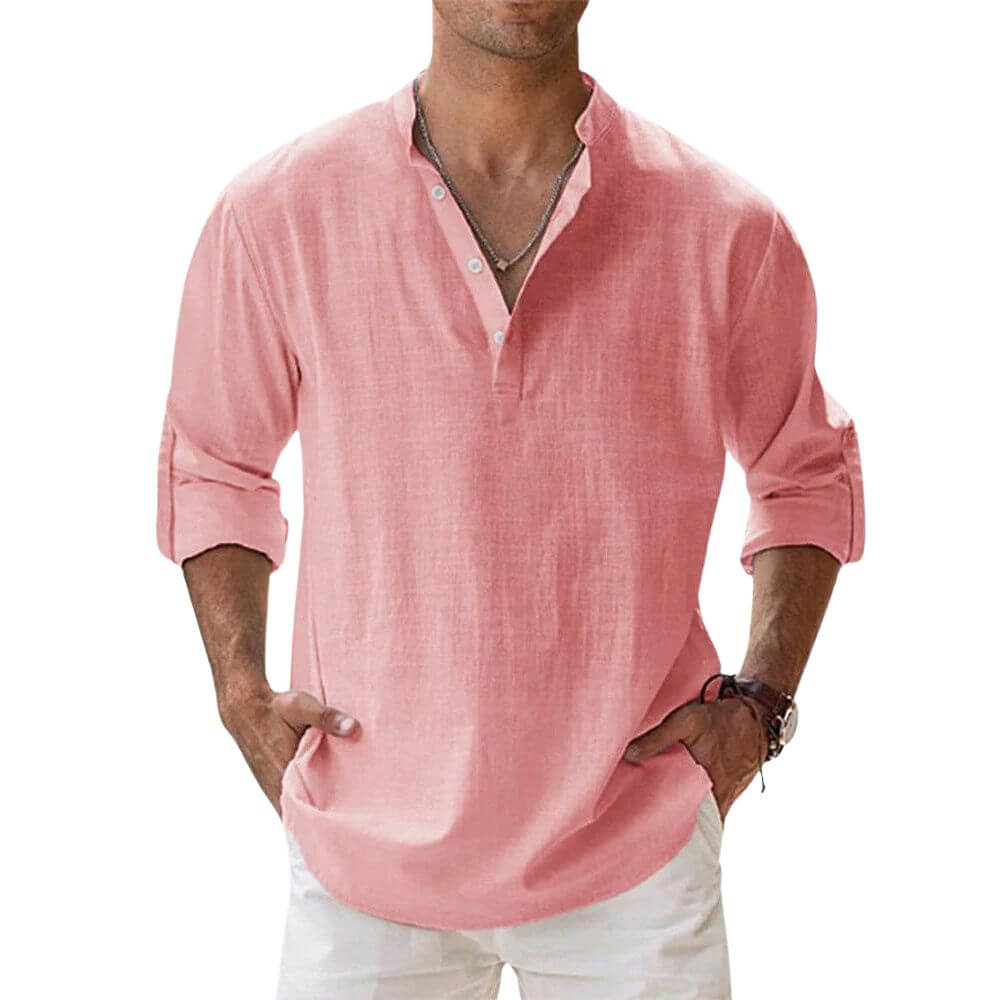 Chemise d'été élégante homme – coupe décontractée et look estival
