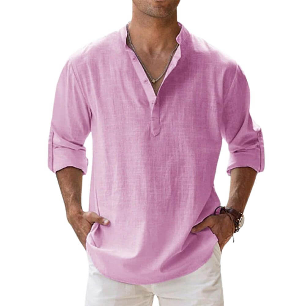 Chemise d'été élégante homme – coupe décontractée et look estival