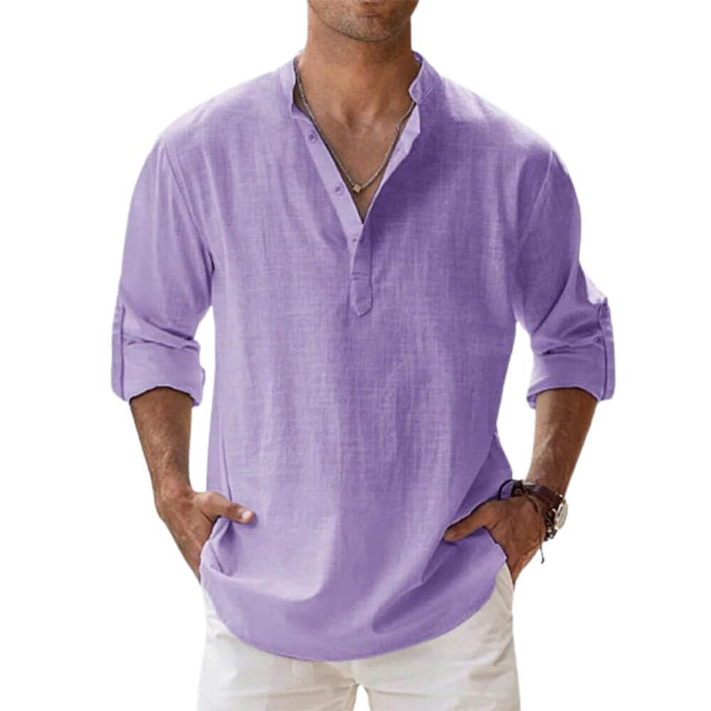Chemise d'été élégante homme – coupe décontractée et look estival