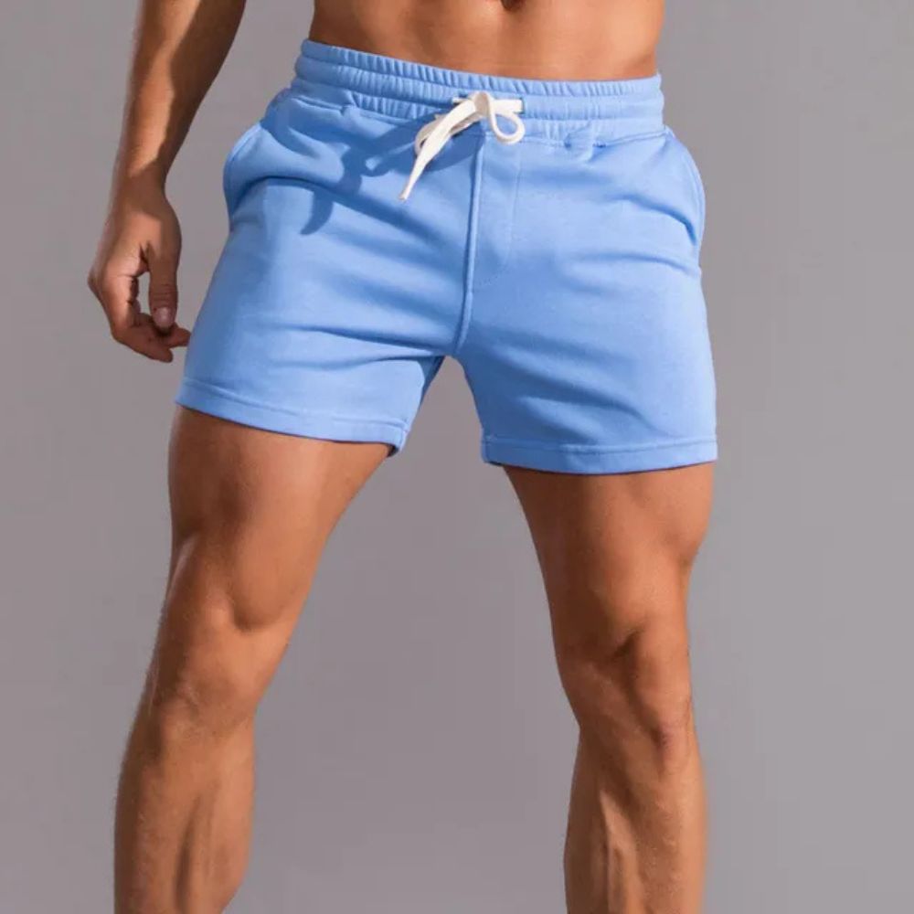 Short homme casual élégant pour l'été – coupe droite tendance