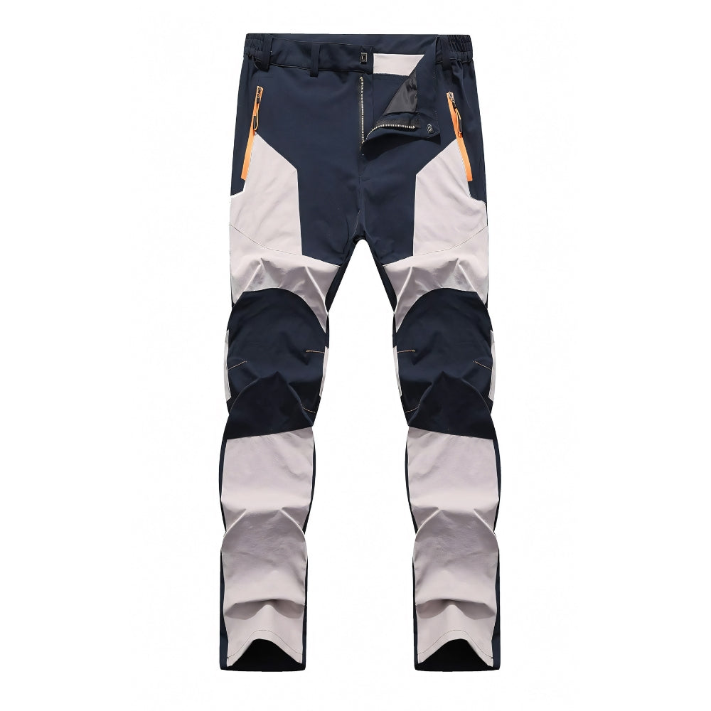 Pantalon d'extérieur respirant gris clair.