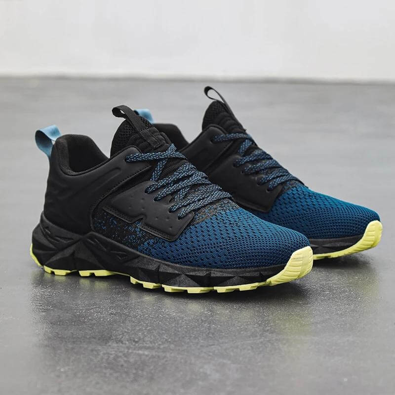 Chaussures à lacets bleu noir