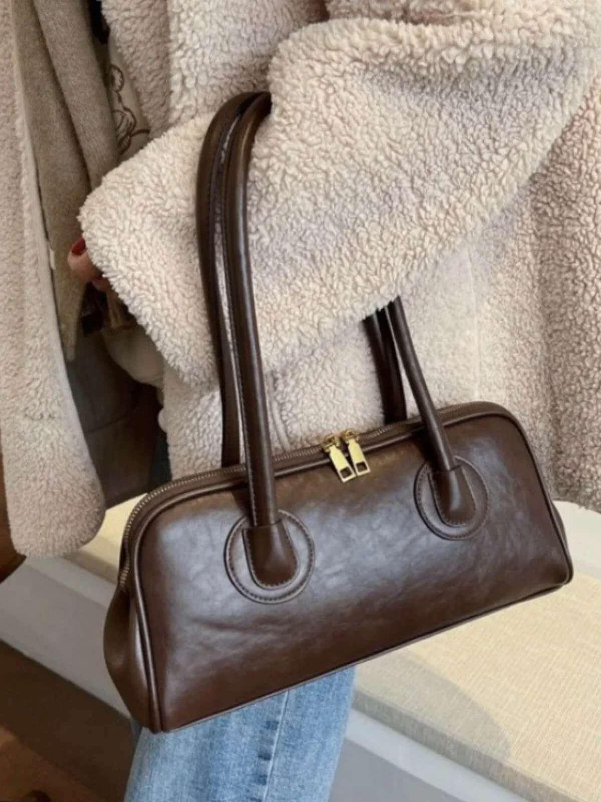 Sac à bandoulière noir élégant