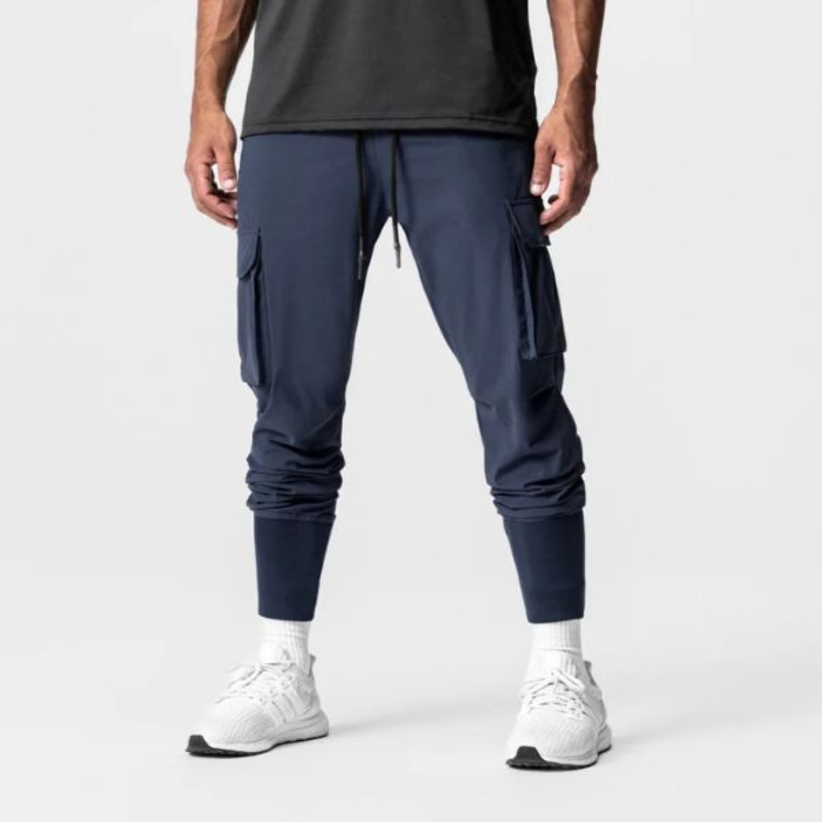 Pantalon de jogging à poches utilitaires tactiques pour hommes