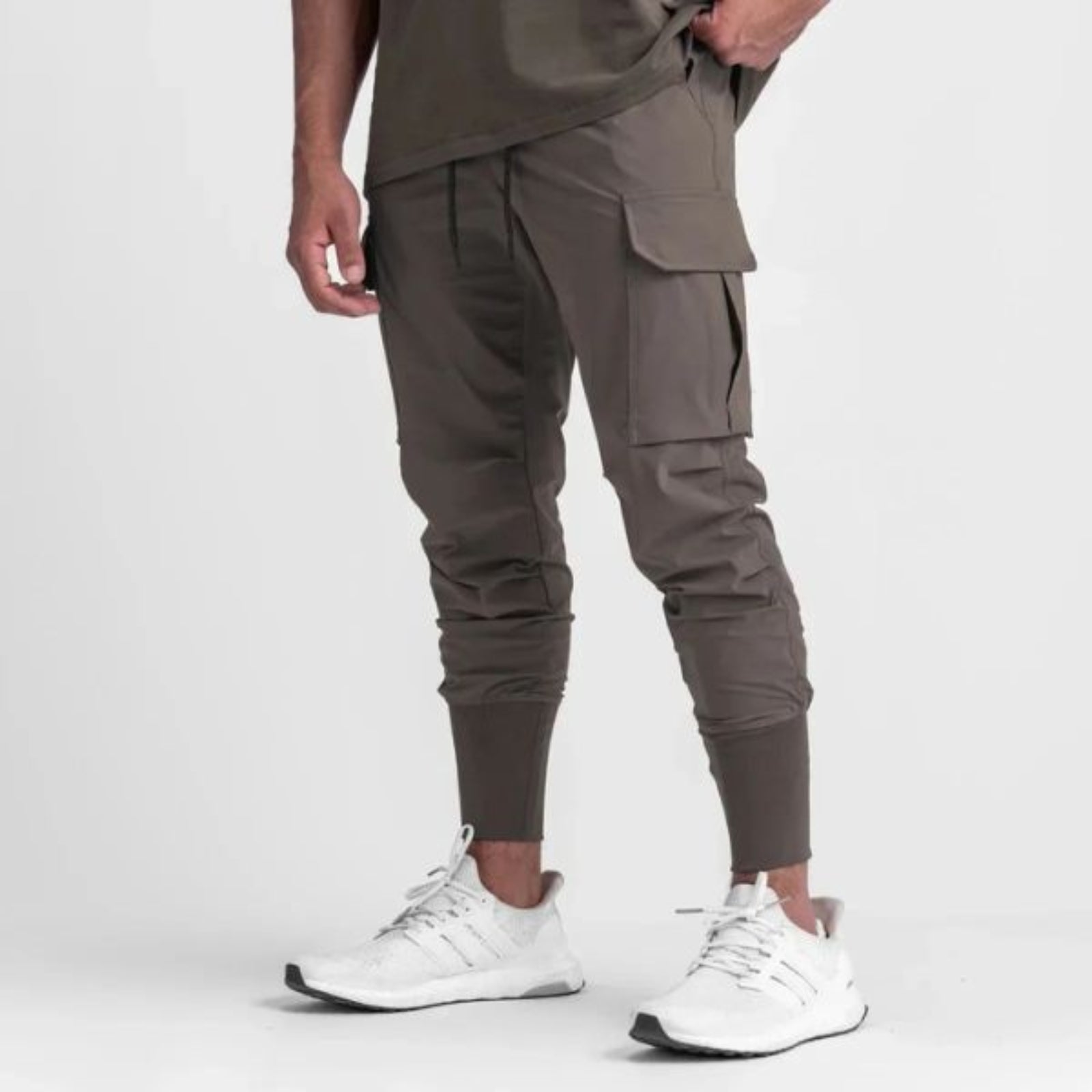 Pantalon de jogging à poches utilitaires tactiques pour hommes