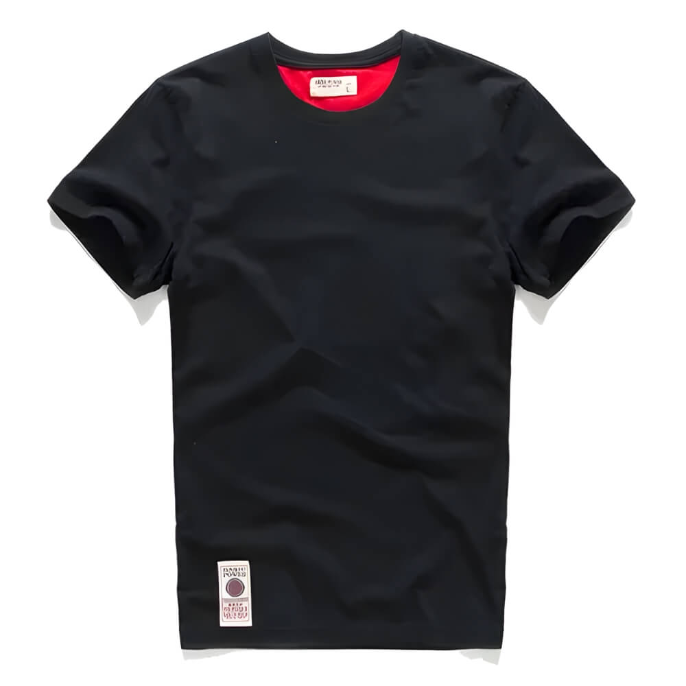 T-shirt en coton noir