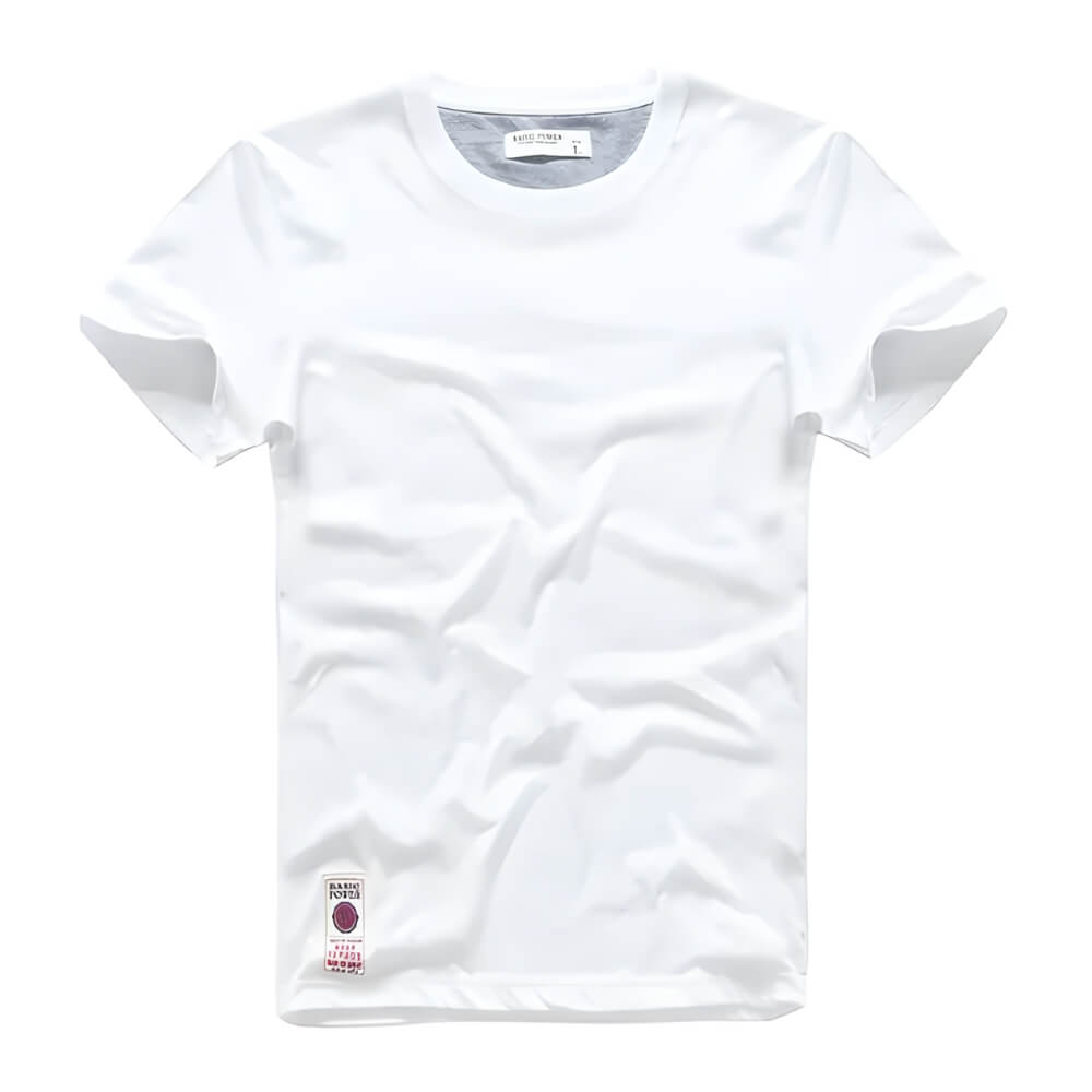 T-shirt en coton blanc