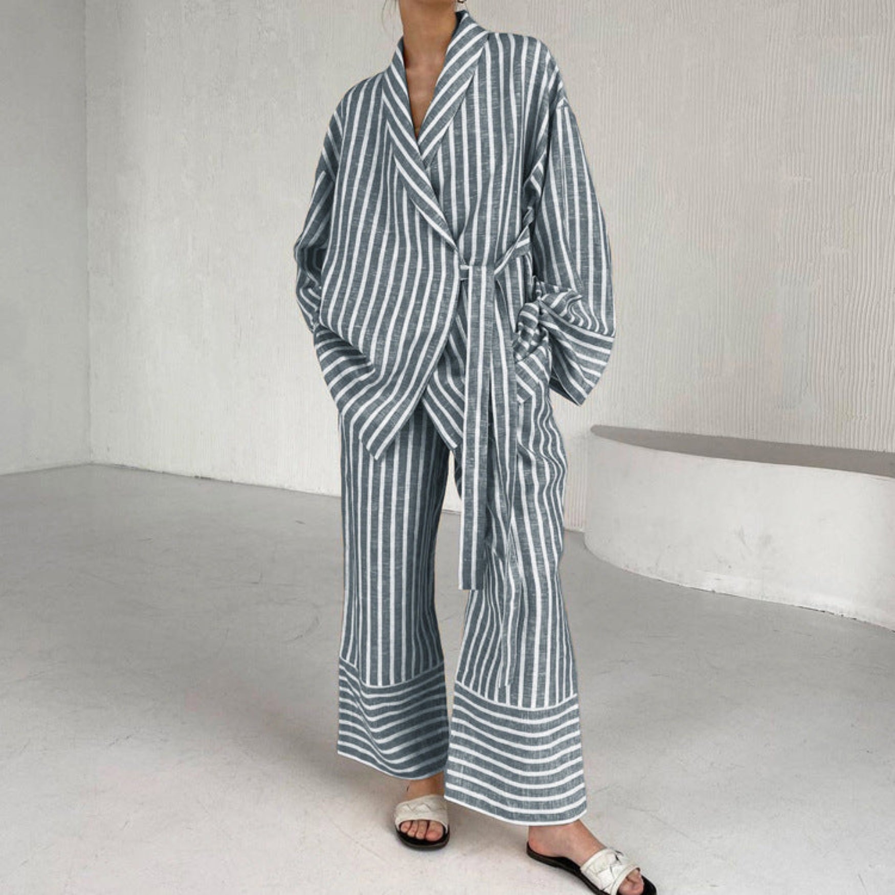Ensemble deux pièces femme – Top et pantalon assortis du quotidien
