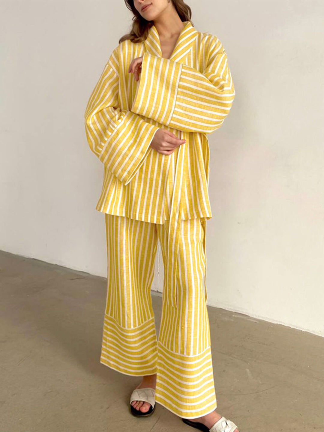 Ensemble deux pièces femme – Top et pantalon assortis du quotidien