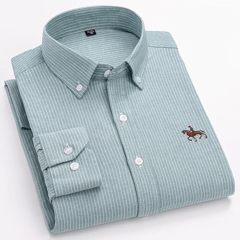 Chemise habillée à manches longues pour hommes