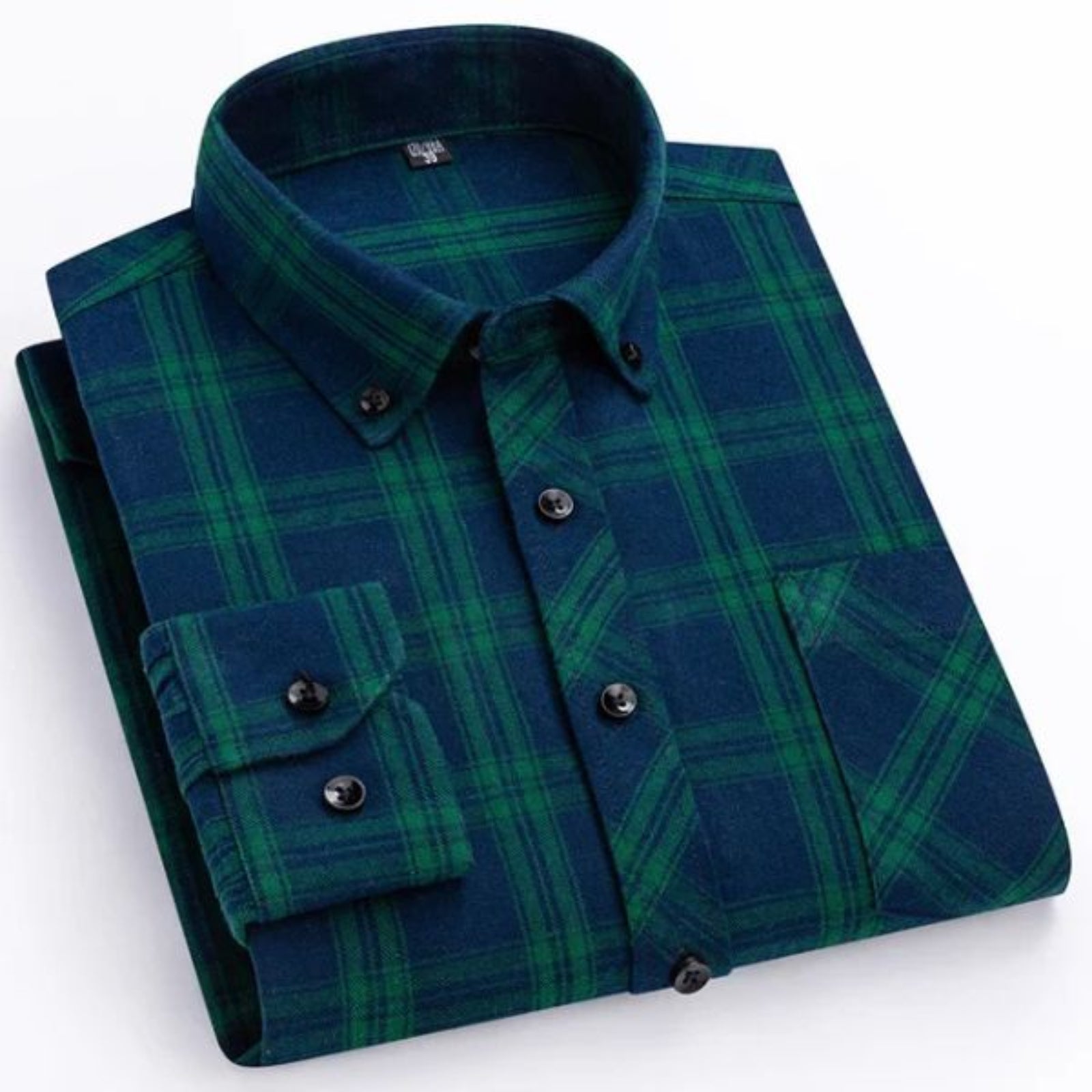 Chemise à carreaux décontractée pour hommes