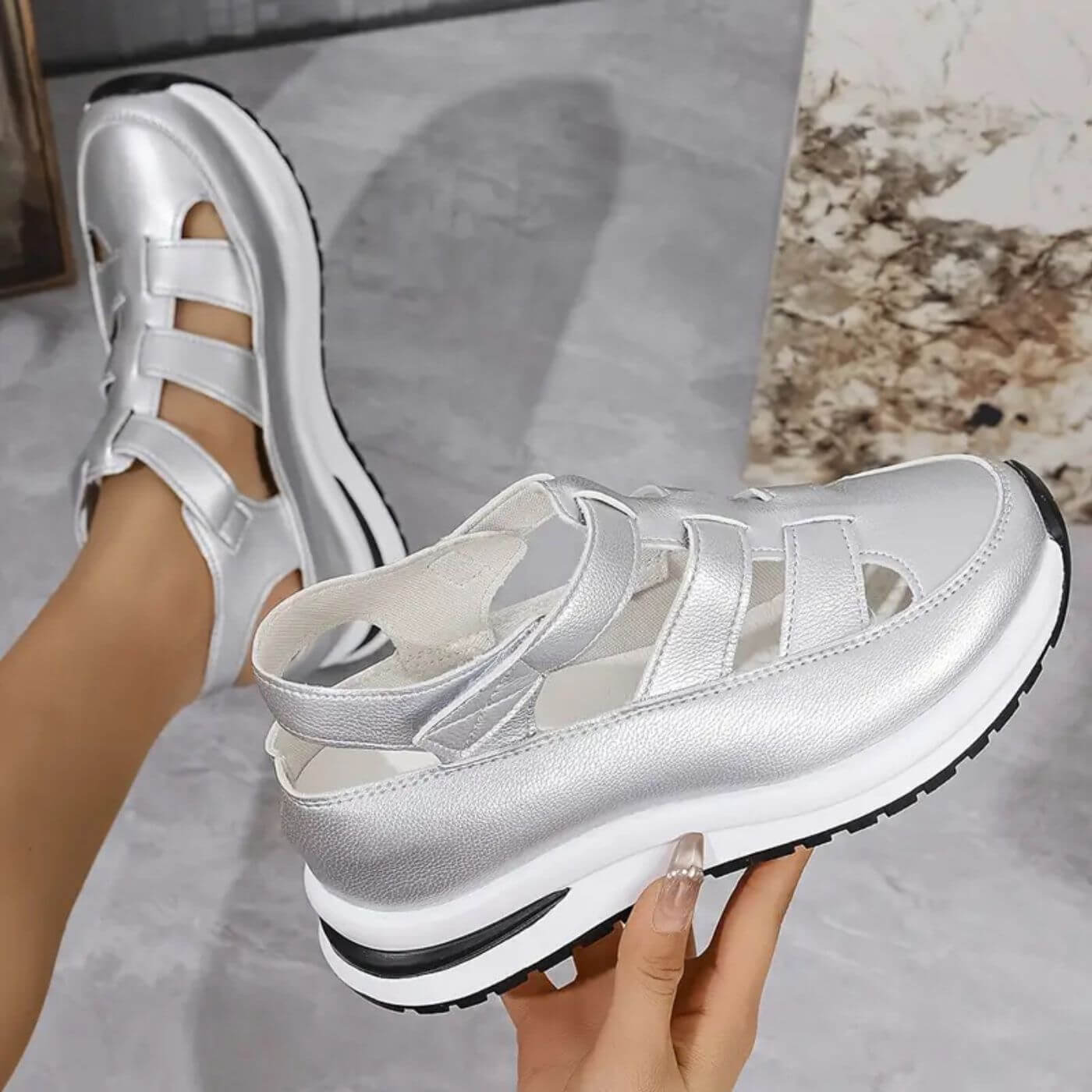 Soline™ - Sandales Orthopédiques à Bout Fermé