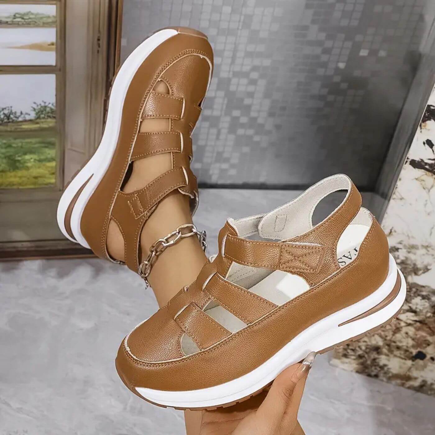 Soline™ - Sandales Orthopédiques à Bout Fermé
