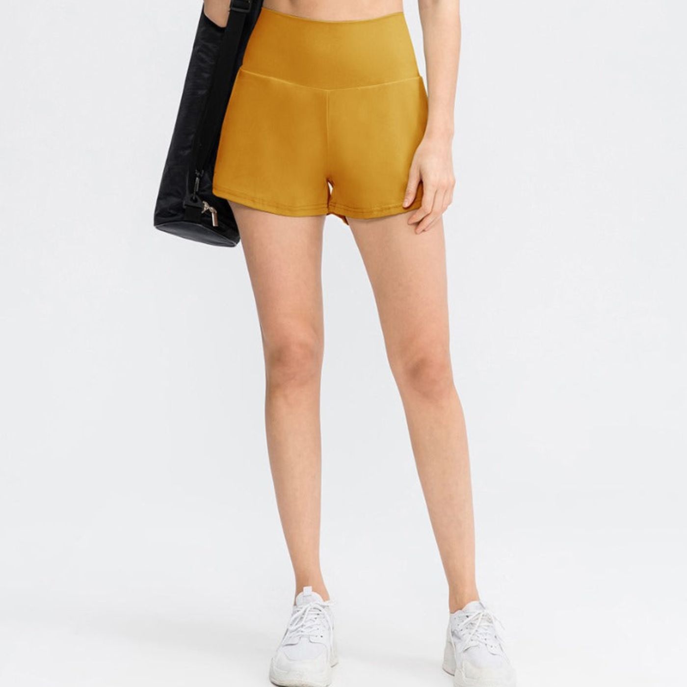 Théa™ - Short de Yoga Taille Haute 2 en 1 Respirant et Confortable