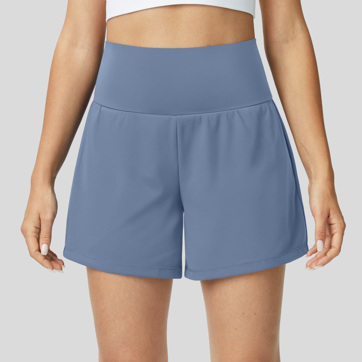 Théa™ - Short de Yoga Taille Haute 2 en 1 Respirant et Confortable
