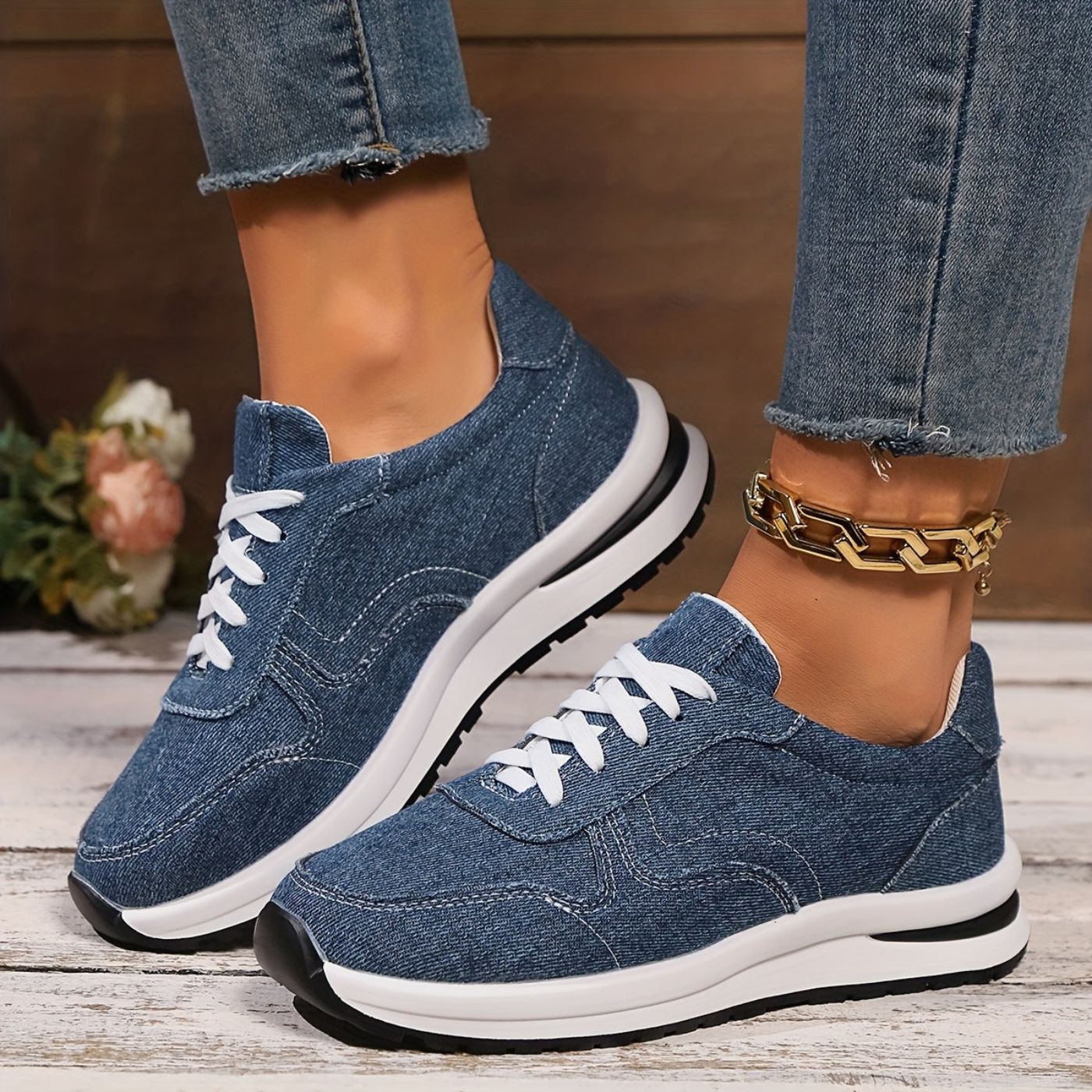 Amélie™ – Chaussures Orthopédiques à Semelle Épaisse