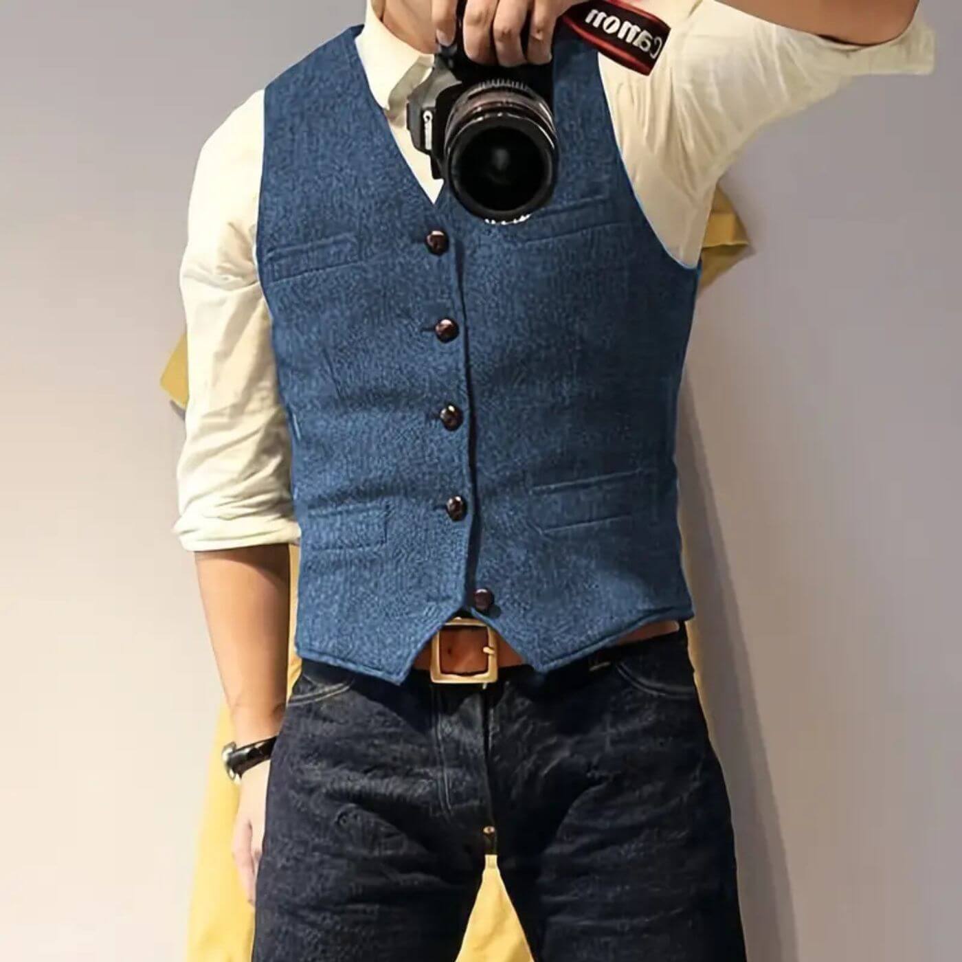 Basile™ – Gilet Ajusté Élégant