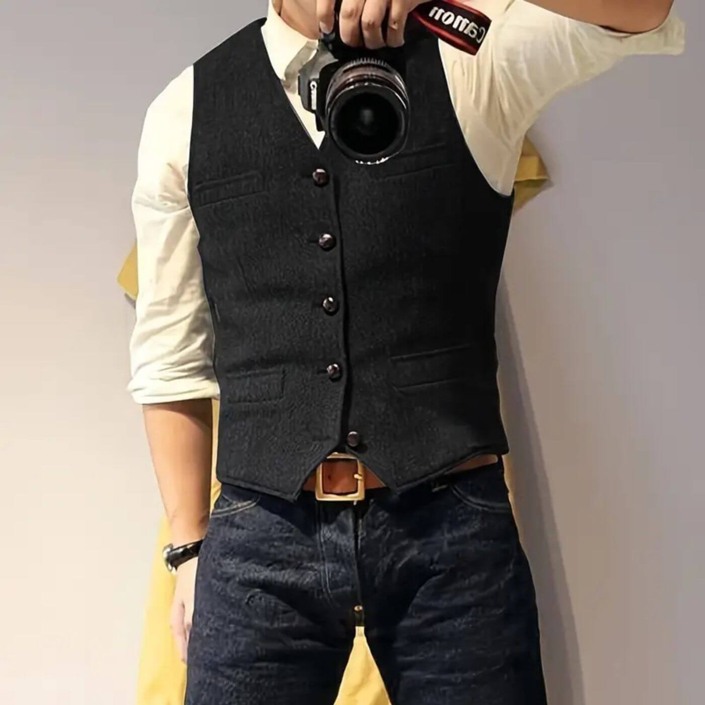 Basile™ – Gilet Ajusté Élégant