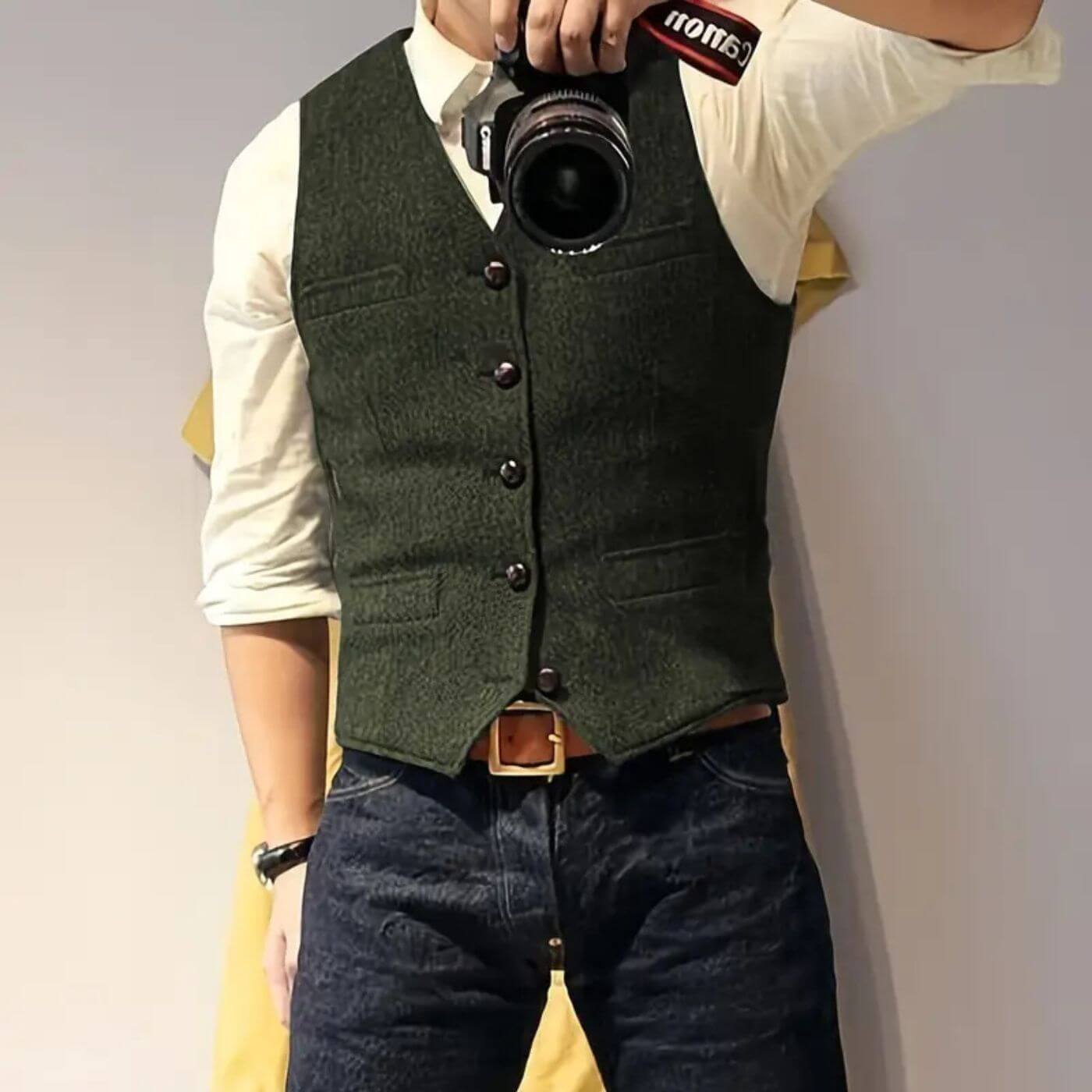 Basile™ – Gilet Ajusté Élégant