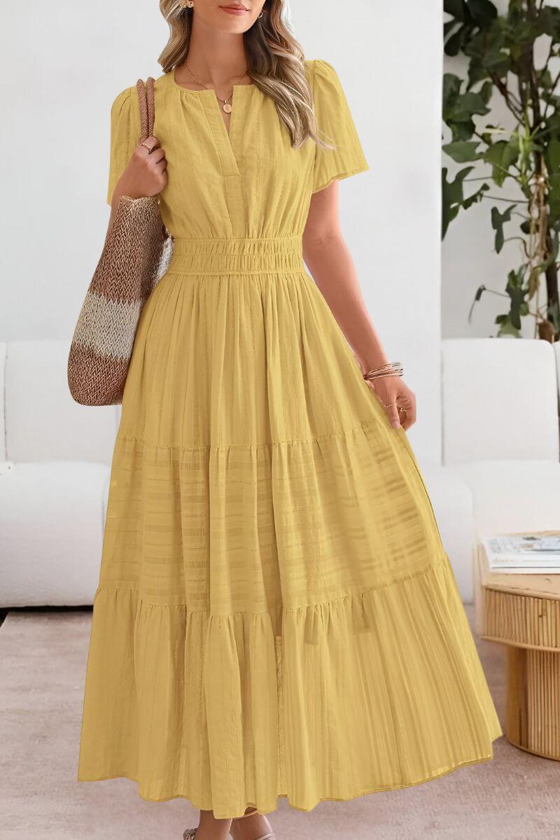 Cécile™ – Robe Longue Bohème Élégante d’Été