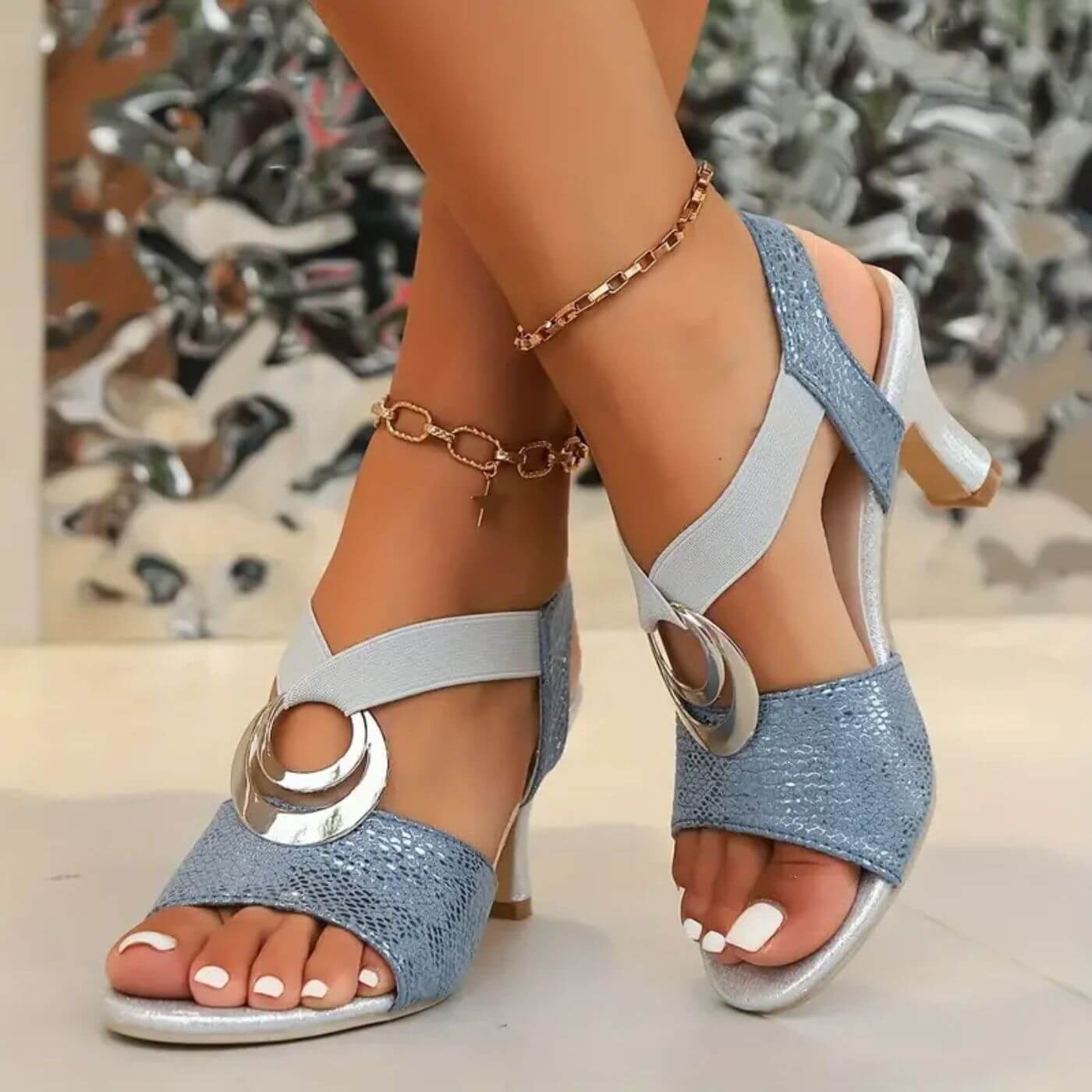 Célia™ – Sandales à Talons Hauts Élégantes