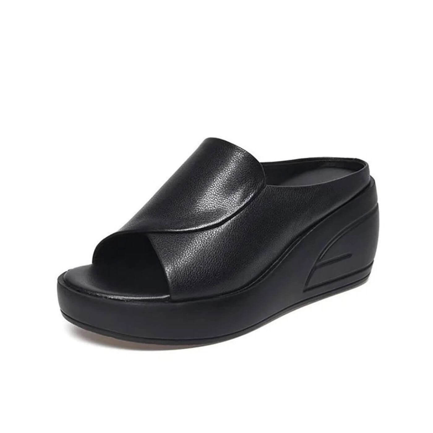 Clara™ – Sandales Orthopédiques Compensées à Enfiler