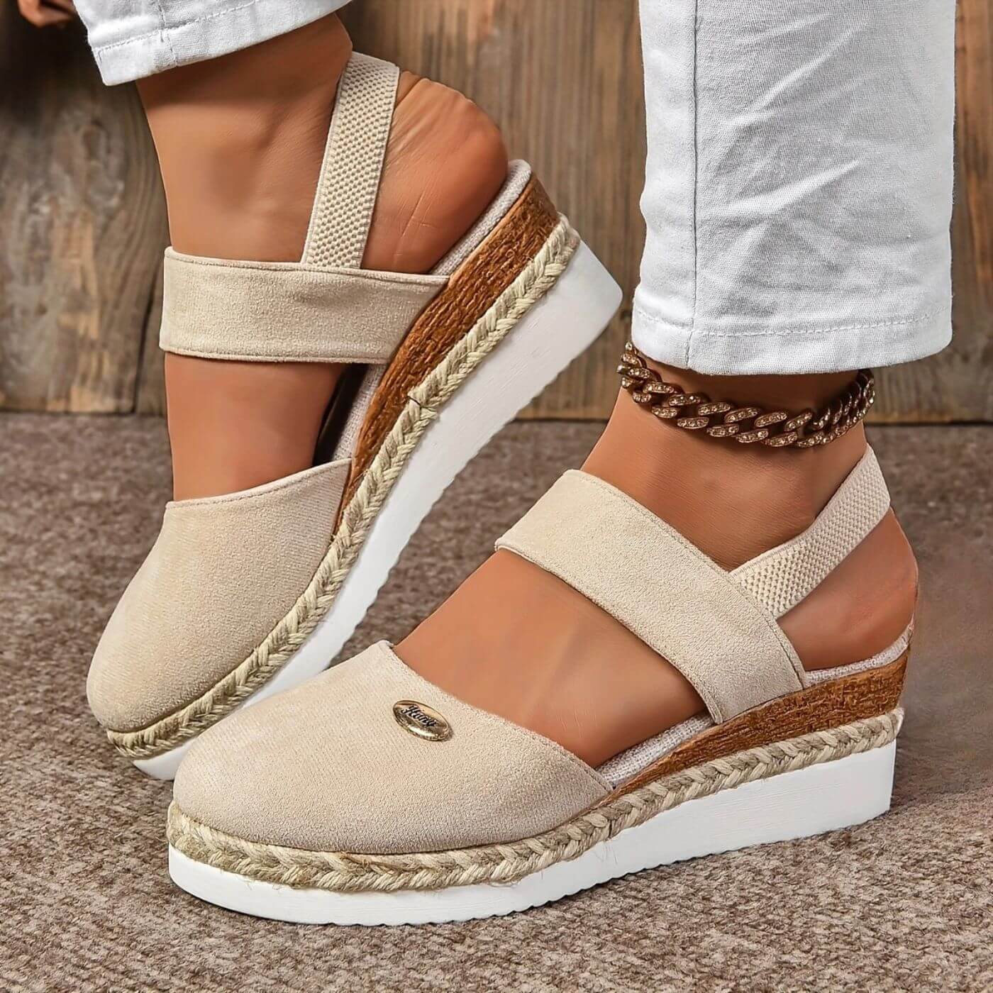 Diane™ – Sandales orthopédiques compensées fermées pour femmes