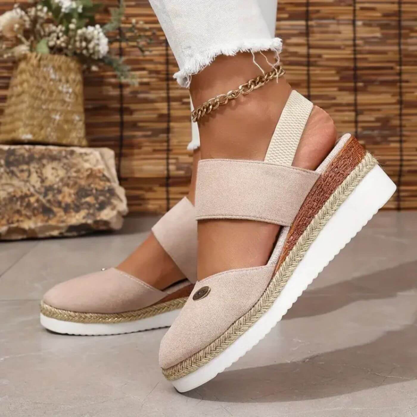 Diane™ – Sandales orthopédiques compensées fermées pour femmes