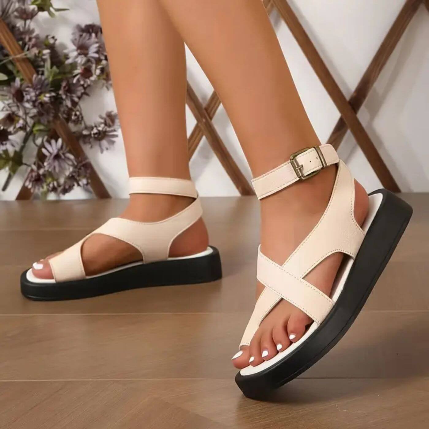 Eléa™ – Sandales Orthopédiques Décontractées à Bride d'Orteil
