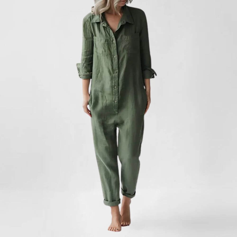 Combinaison femme élégante et fluide – look chic quotidien
