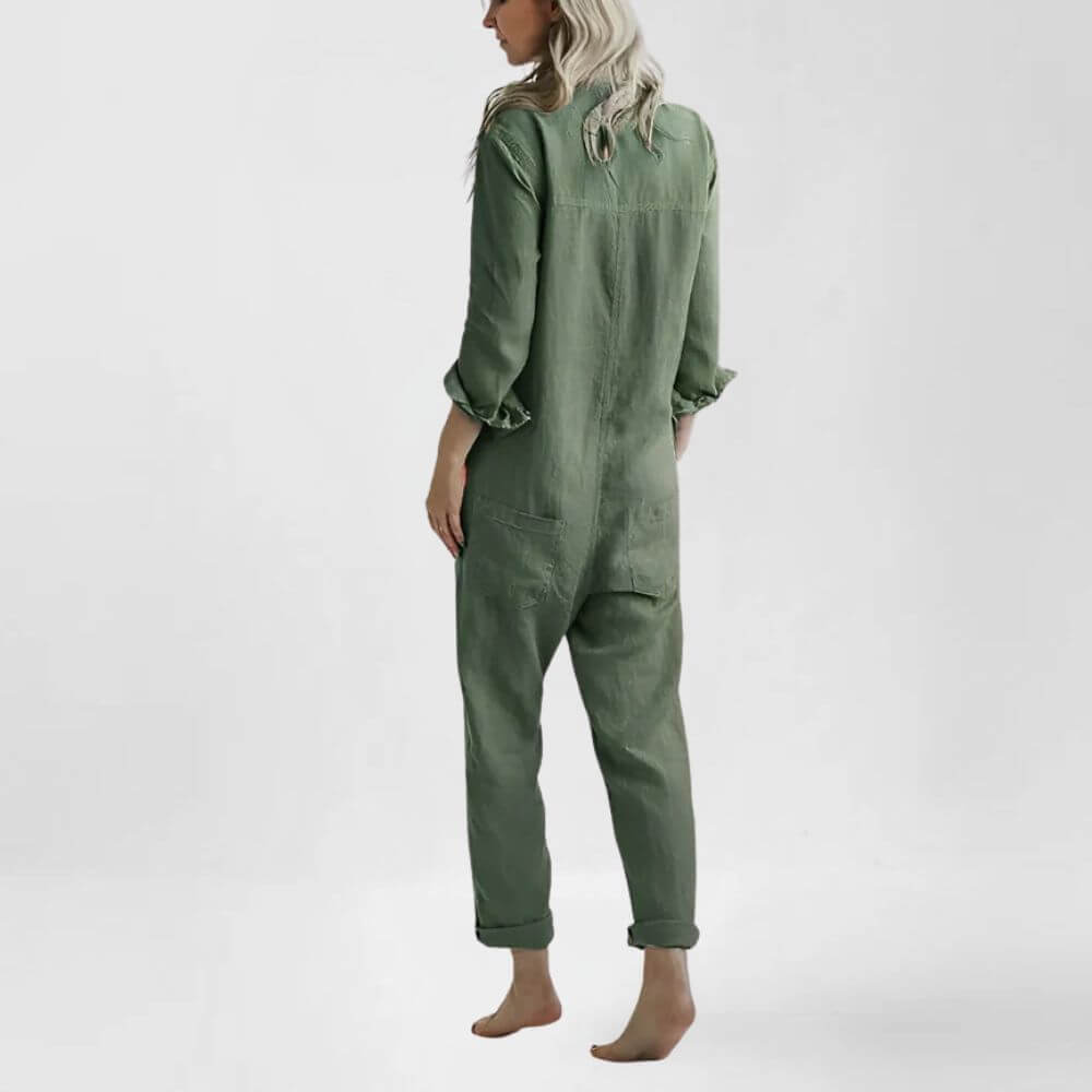 Combinaison femme élégante et fluide – look chic quotidien