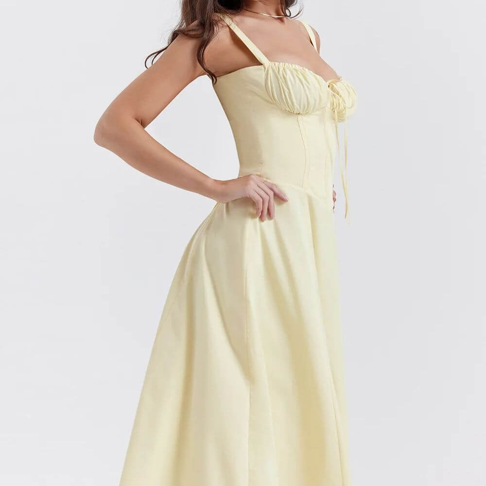 Robe femme élégante à imprimé floral – tendance chic été 2025