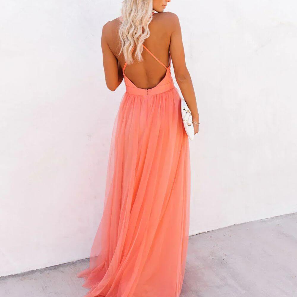Robe à bretelles fluide élégante – Coupe longue pour été chic