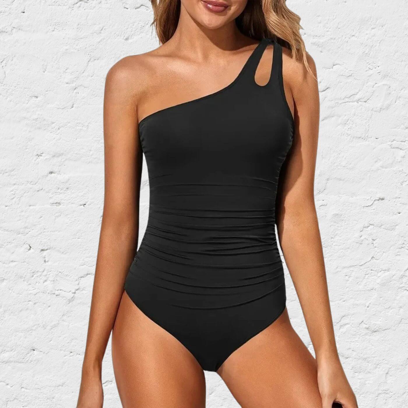 Louisa™ – Maillot Asymétrique Une Épaule