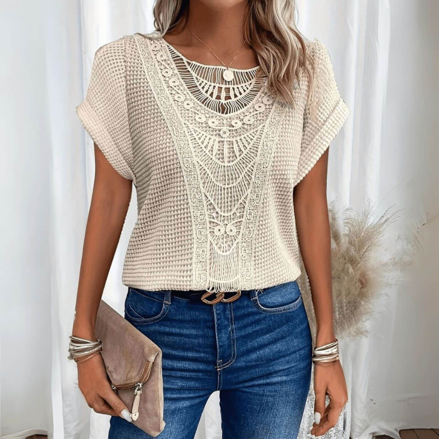 Lucie™ – Blouse Légère et Respirante au Style Élégant
