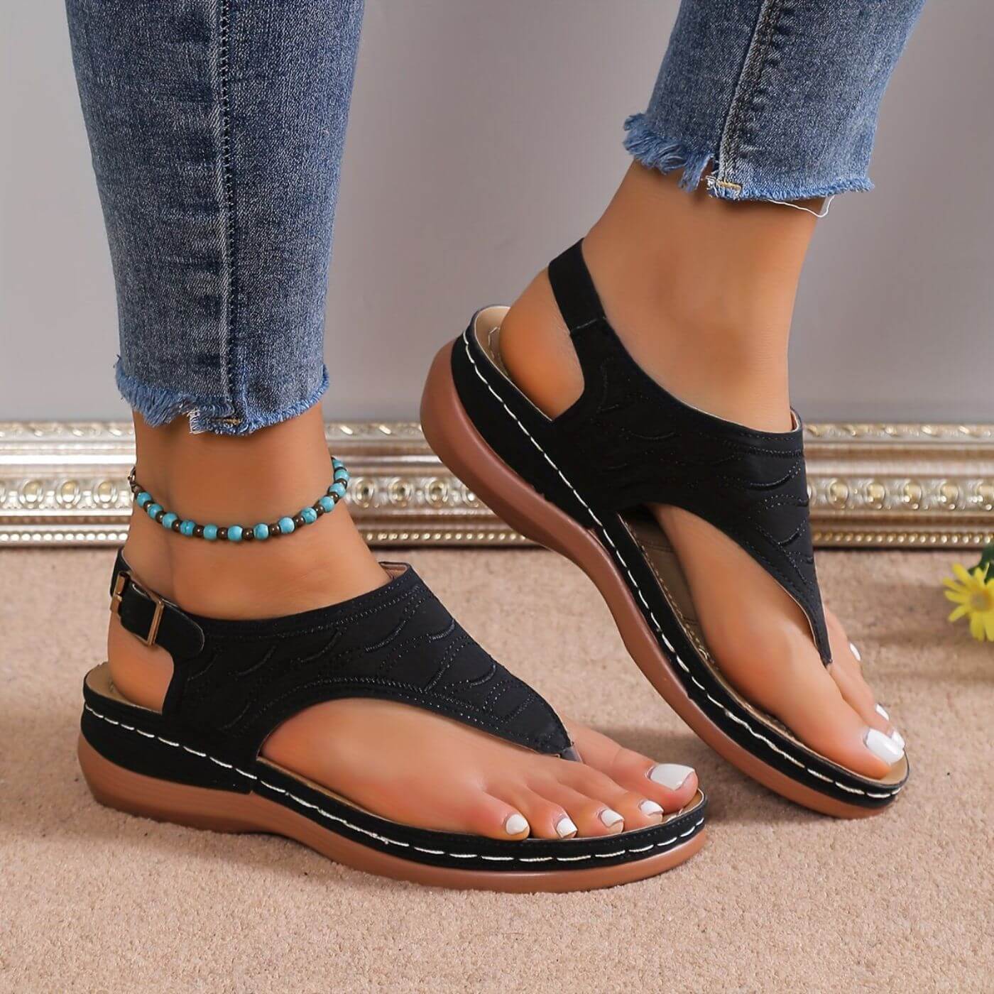 Mirella™ – Sandales Orthopédiques Confortables