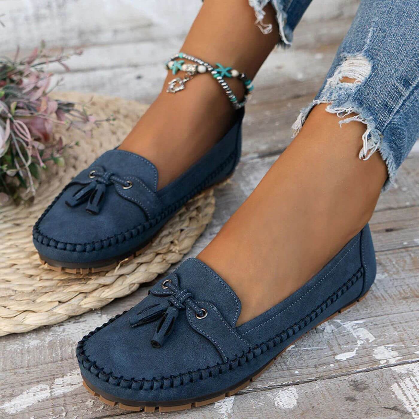 Perrine™ - Mocassins Orthopédiques Vintage