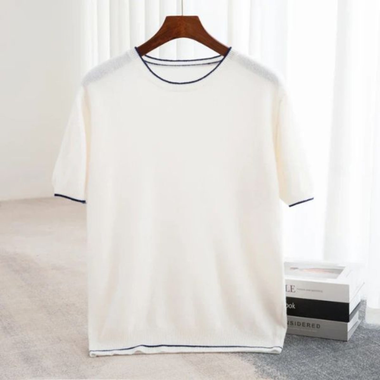 Pull en tricot doux de cachemire pour hommes