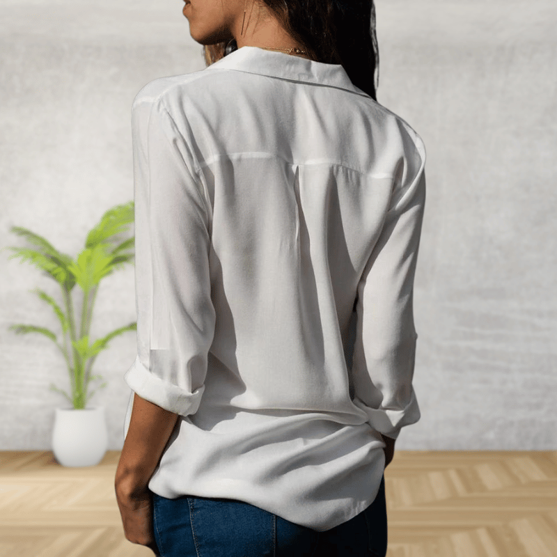 Chemise classique femme – Chemisier élégant et minimaliste