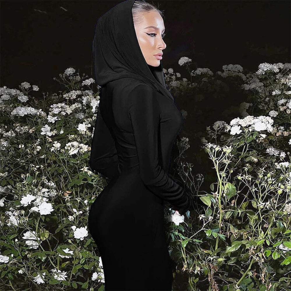 Elgen – Robe noire élégante courte pour toutes les occasions