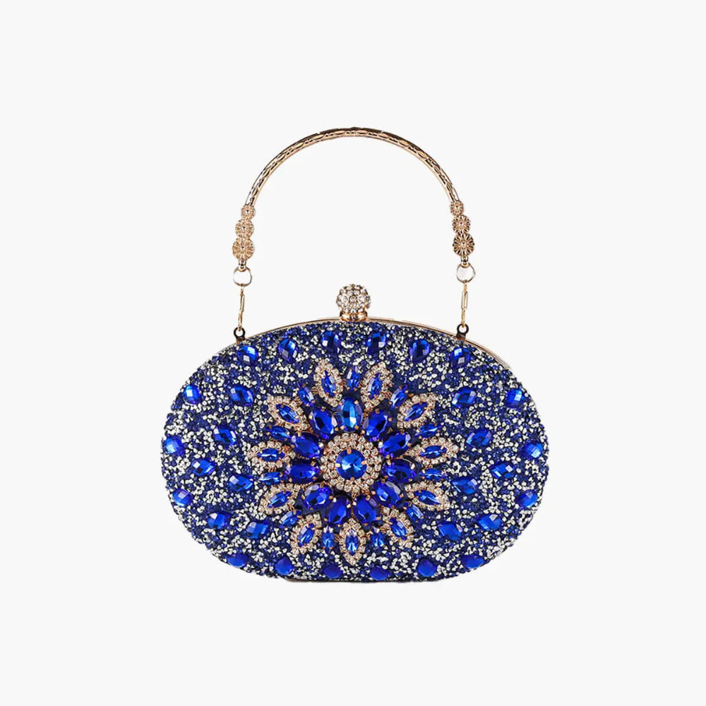 Eugenia – Pochette de soirée exclusive avec décor en pierres précieuses
