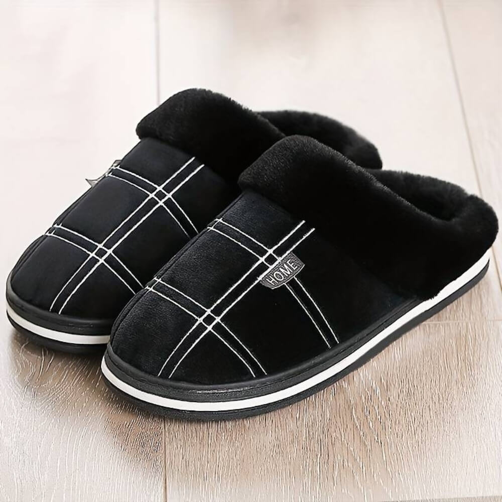 Chaussons souples noirs