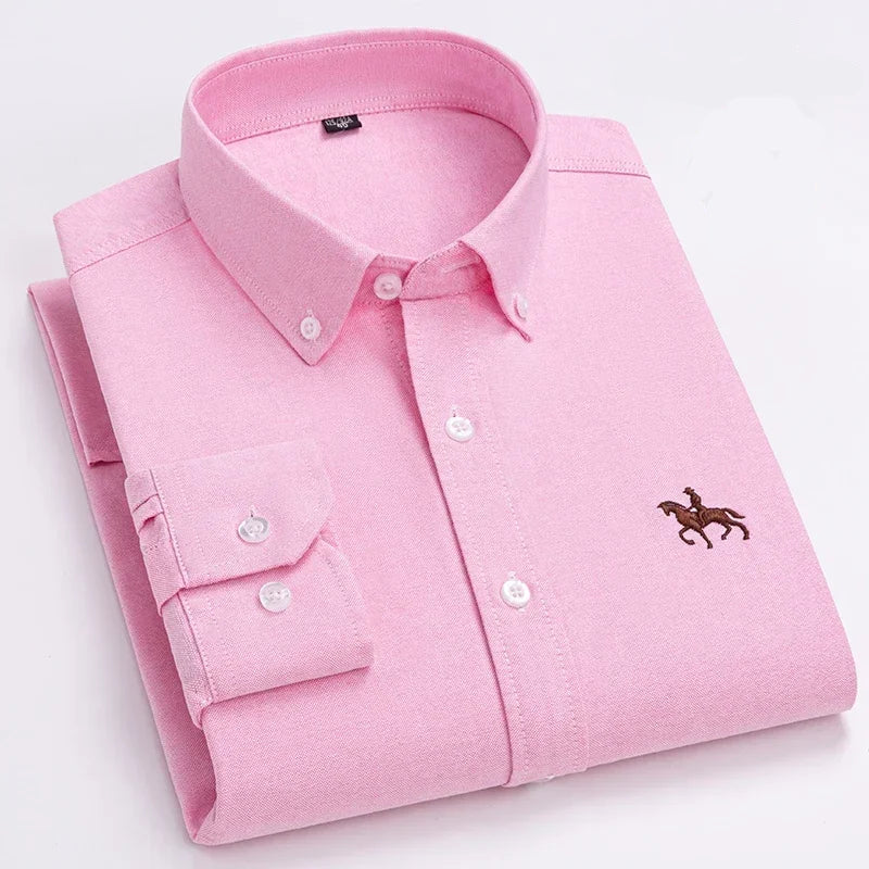 Chemise habillée à manches longues pour hommes