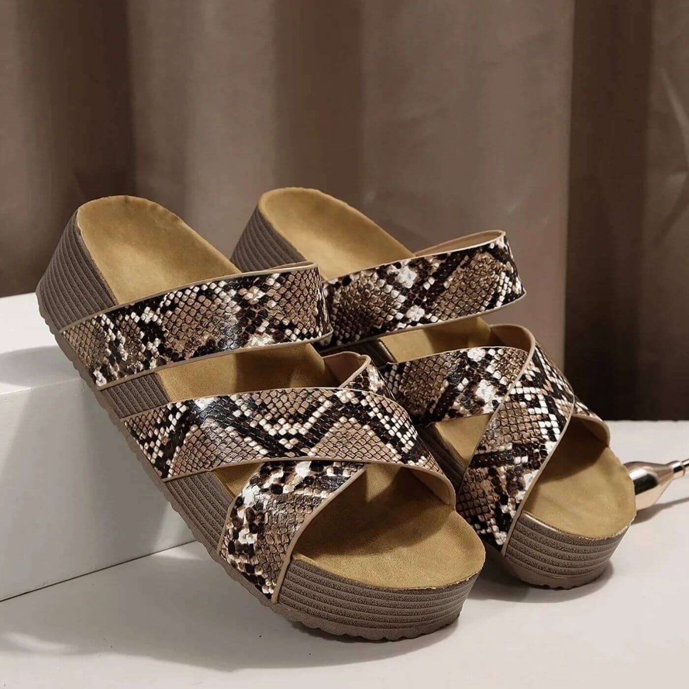 Valérie™ – Sandales d'Été Orthopédiques à Brides en Cuir